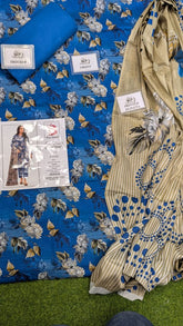 ✨ Binsaeed❤️ Bana Dora 3piece Unstitched Suit Summaer Lawn Collection